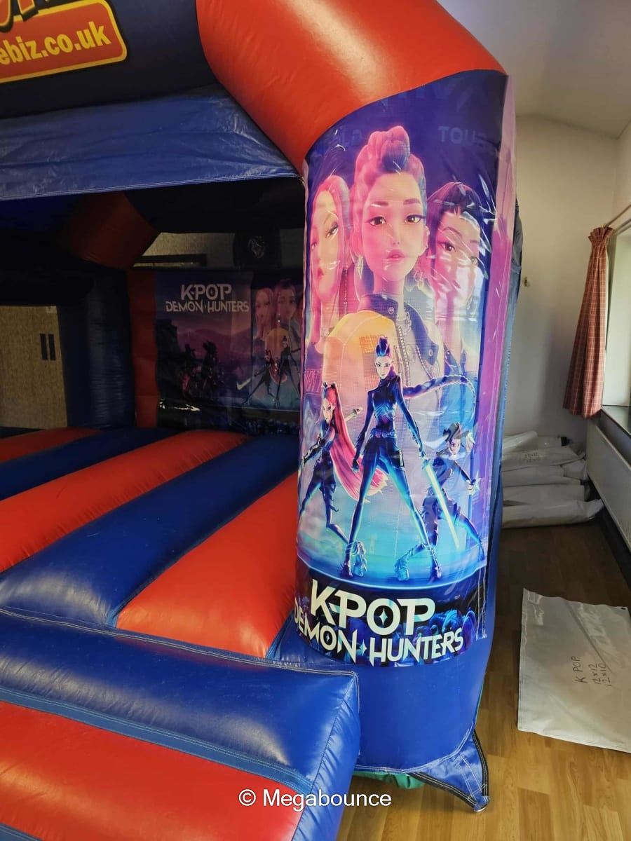 k-pop-demon-hunters-interchangeable-12ft-x-12ft-bouncy-castle-hire-in
